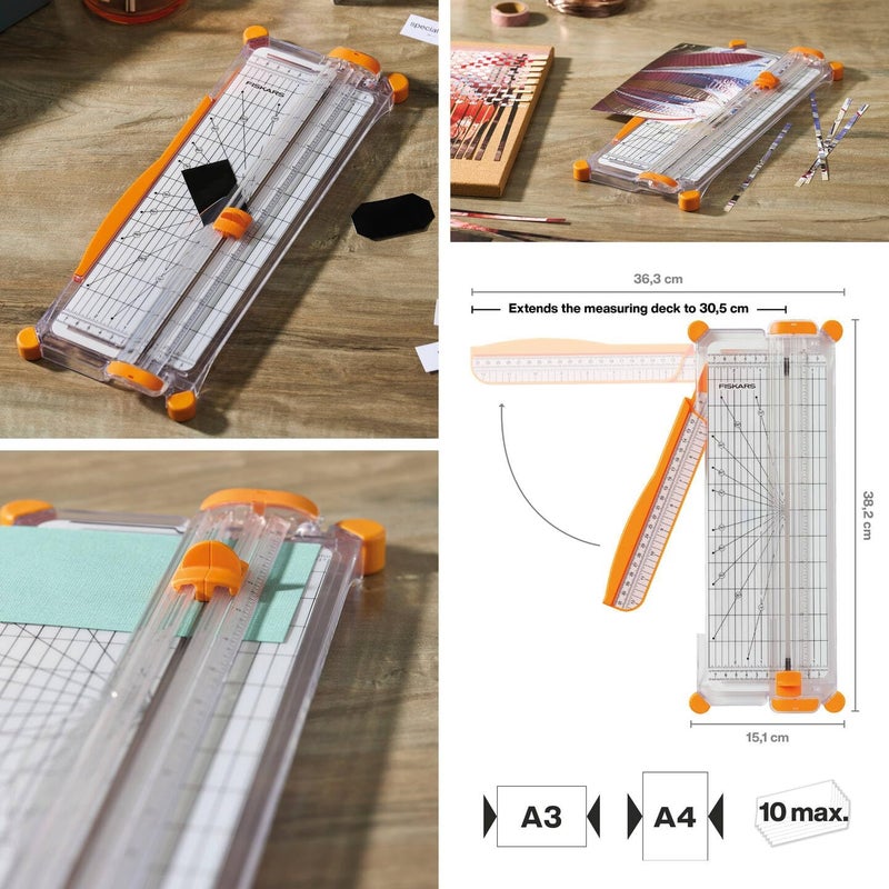 Fiskars SureCut Paper Cutter A4 - Narrow Base - Image 1