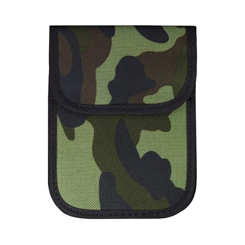 StandardAutoPart Woodland Camo Faraday Key Fob Signal Blocking Pouch Single Pack Tactical RFID Keyless Entry AntiTheft Protector Bag EMF Shield Security Sleeve for Car Keys - Image 1