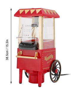 SUKILO 1200W Retro Popcorn Maker – Automatic Nonstick Hot Air Popper for Home, Parties & Events  - Image 2