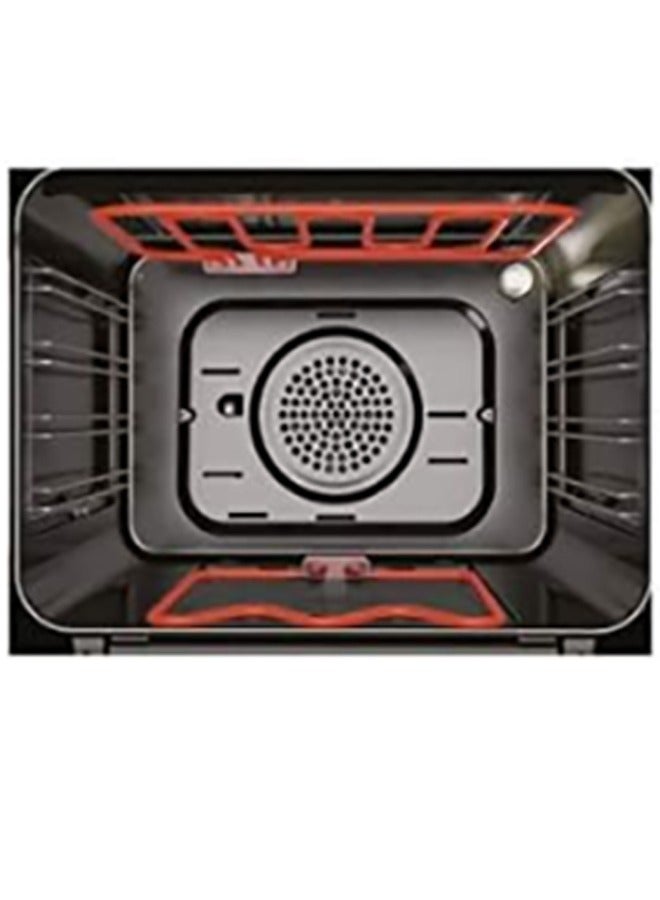 سيمفير فرن كهربائي مدمج 60 سم، سعة 104 لترات، 7 وظائف، مع نظام مروحة - فضي | B6006EERF - Image 3