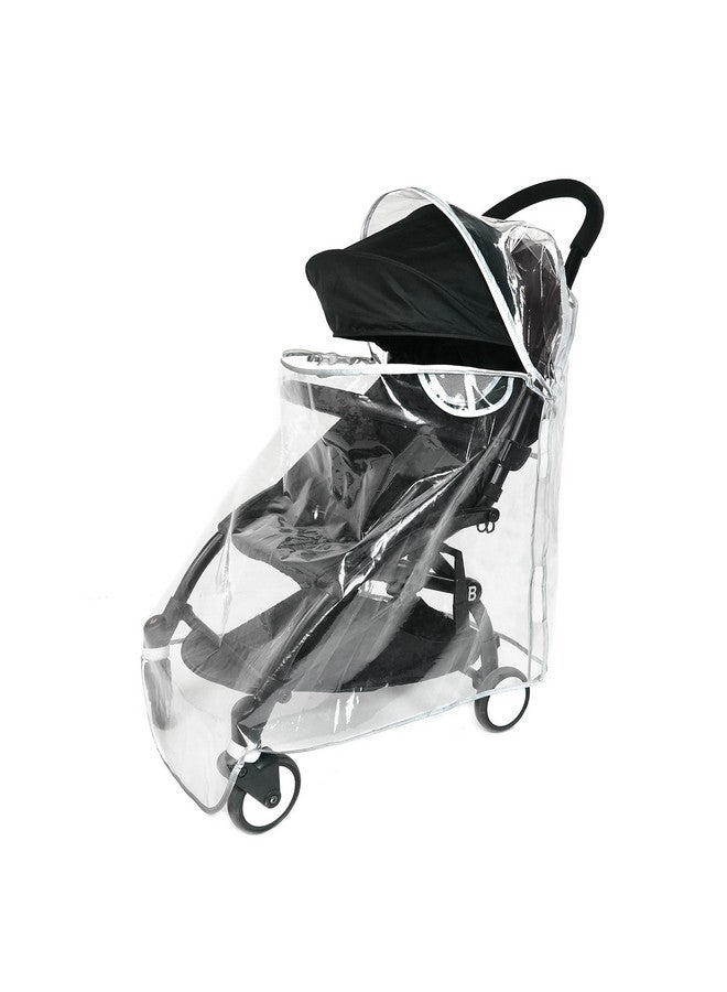 Ezkindheit HighEnd Thicking EVA RainCover for Compact Foldable Stroller,Fit BBZYOYO Perfectly,Weather Shield with Waterproof Zipper Opening,Reflective Safety Edging & Full Coverage Design,Ideal for Urban Travel. - Image 2