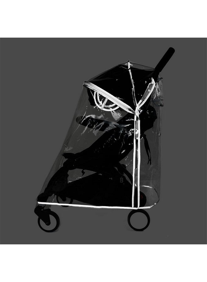 Ezkindheit HighEnd Thicking EVA RainCover for Compact Foldable Stroller,Fit BBZYOYO Perfectly,Weather Shield with Waterproof Zipper Opening,Reflective Safety Edging & Full Coverage Design,Ideal for Urban Travel. - Image 4