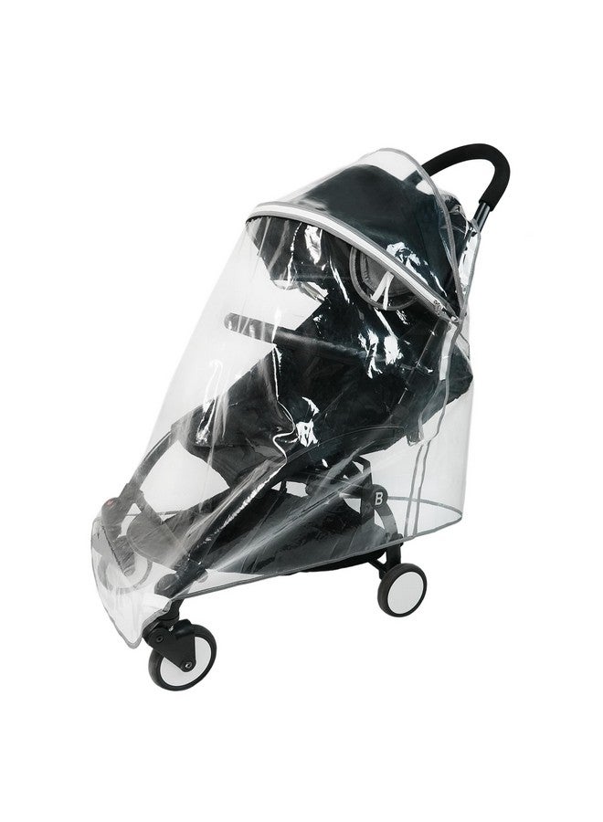 Ezkindheit HighEnd Thicking EVA RainCover for Compact Foldable Stroller,Fit BBZYOYO Perfectly,Weather Shield with Waterproof Zipper Opening,Reflective Safety Edging & Full Coverage Design,Ideal for Urban Travel. - Image 3