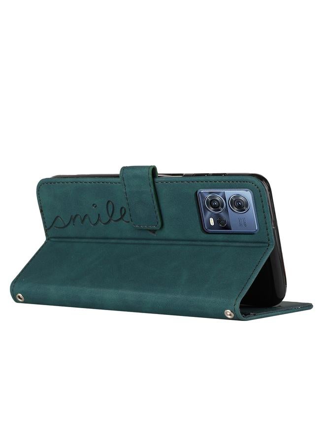 S-TOP Case For Motorola Moto S30 Pro 5G/Edge 30 Fusion 5G Skin Feel Heart Pattern Leather Phone Case - Image 3