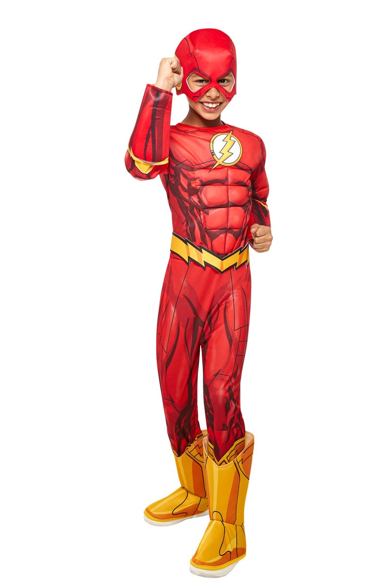 DC Comics Superheroes The Flash Costume for Kids by Rubies Boys Large