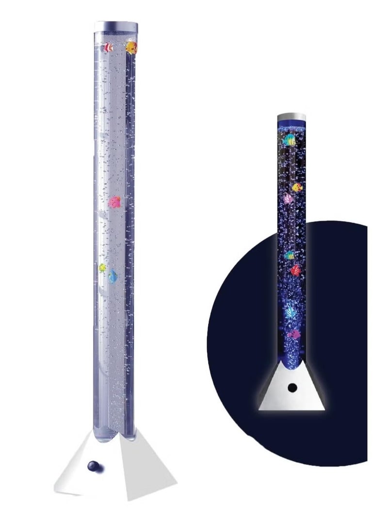 Raxoom 90CM Changing Water Tank Bubble Fish Floor Lamp Multicolours LED Aquarium Night Light For Kids Bedroom And Home Decoration - Image 4