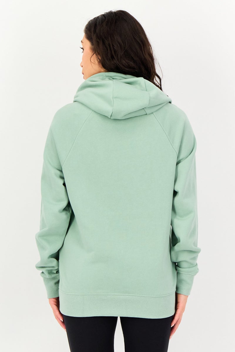 Nike هودي خارجي طويل الأكمام للنساء بحجم كبير، مريمية - Image 4