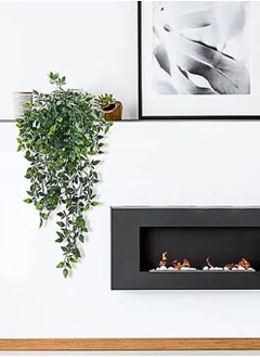 Arabest 85cm Potted Artificial Hanging Mandala Vine Plant with Realistic False Leaves For Home and Office Indoor and Outdoor Gardens Bookshelf  - Image 4