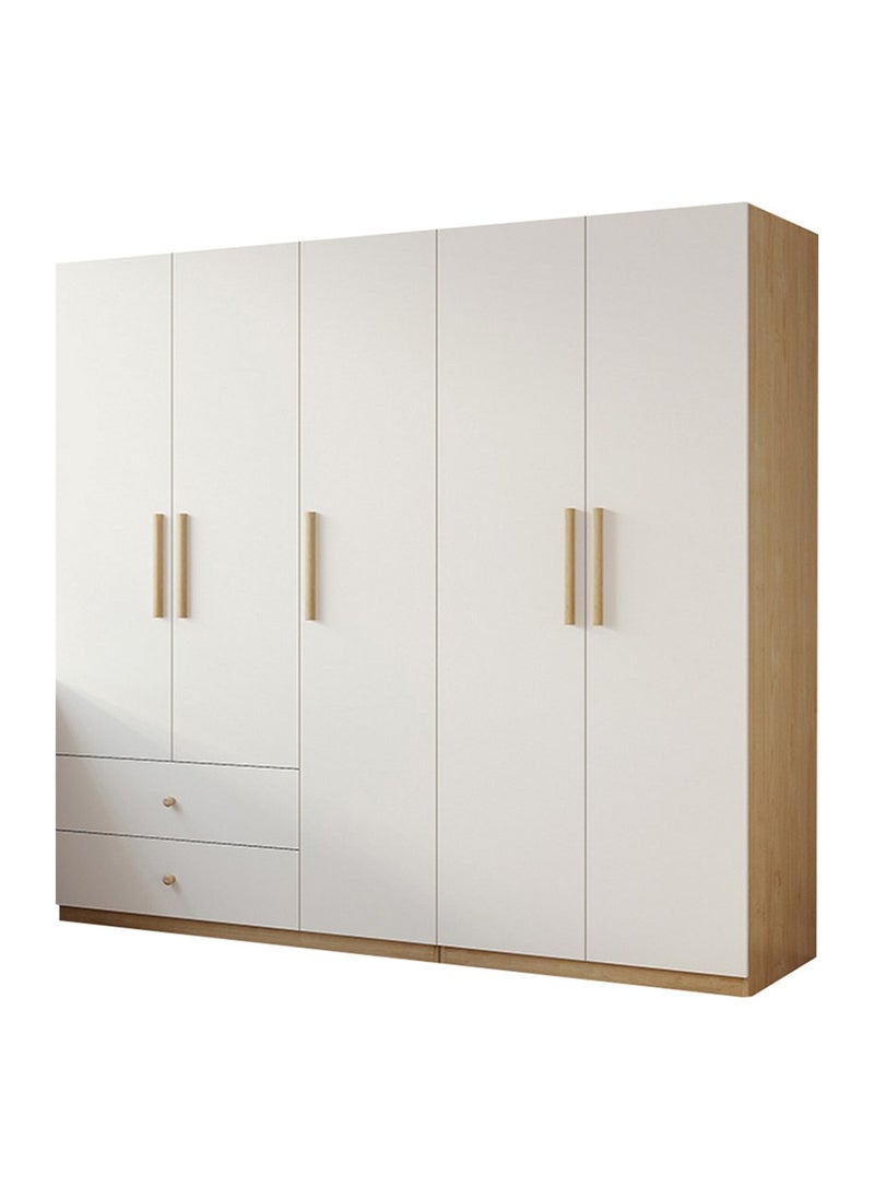 ROYALOAK Royaloak Roger 5 Door Wardrobe | MDF Construction | Elegant Melamine Finish | Modern Design | Durable & Long-lasting | Freestanding Design | Cupboard  - Image 1