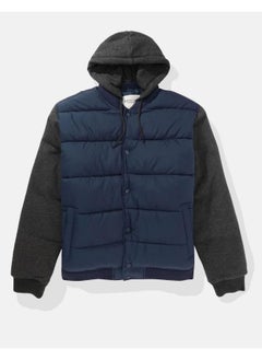 American Eagle Zip Through Puffer Jacket  - Image 3