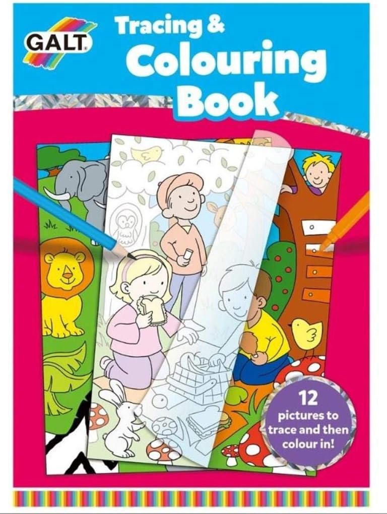 Galt Tracing and Colouring Book - Image 1