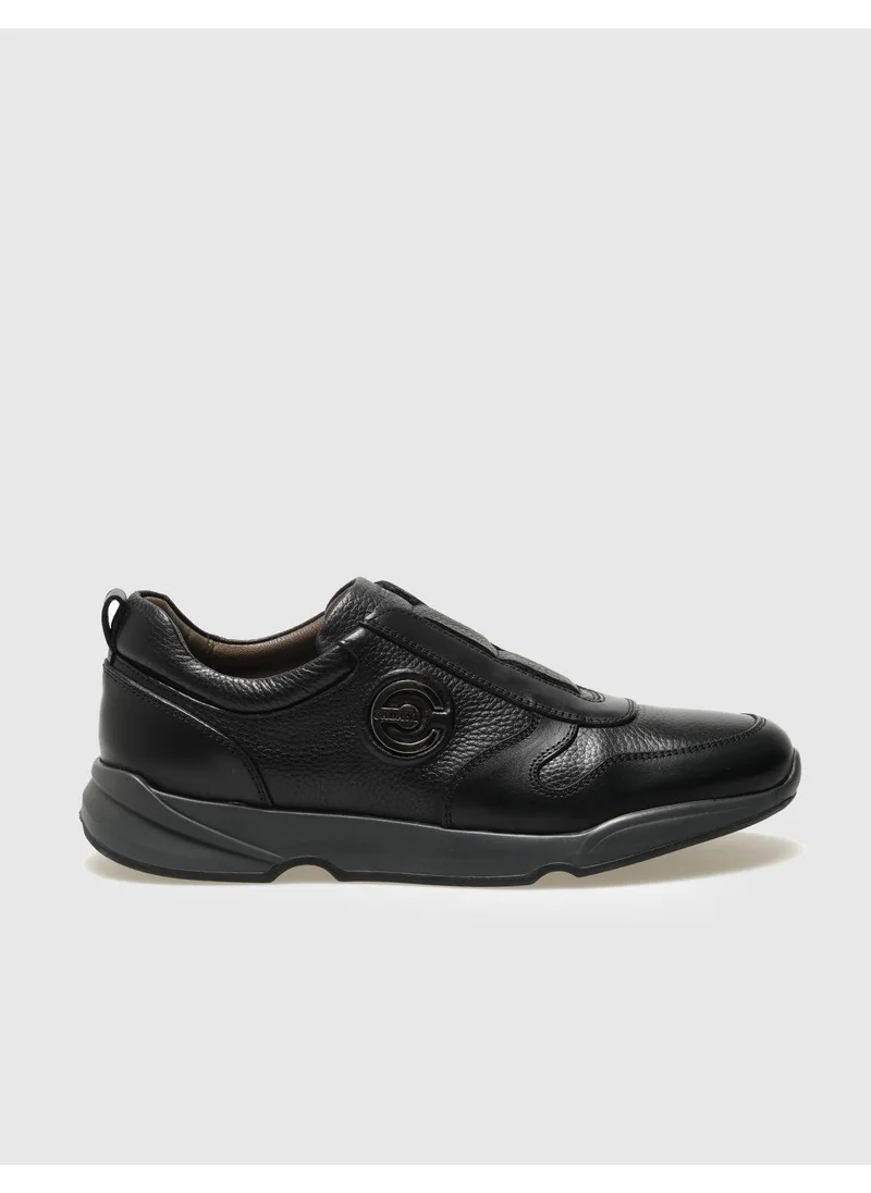 كاباني Leather Black Men's Sports Shoes