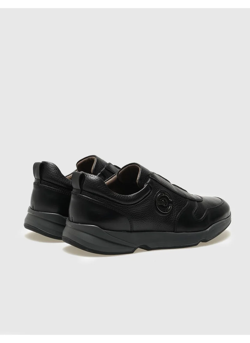 Cabani Leather Black Men's Sports Shoes
