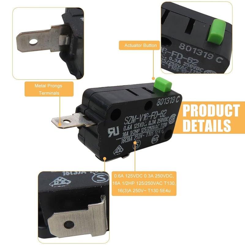 General Electric WB24X830 Microwave Door Switch Replacement Compatible with Multiple Oven Models - Image 4