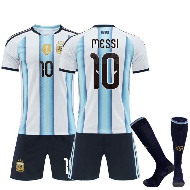 2026 New Argentina Home Football Jersey 11 Di Maria 21 Dybala World Cup No. 10 Messi Jersey - Image 3
