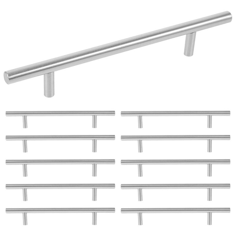 Stainless Steel Cabinet Pulls Gold Finish Hollow Design Kitchen Door Handles - Image 2
