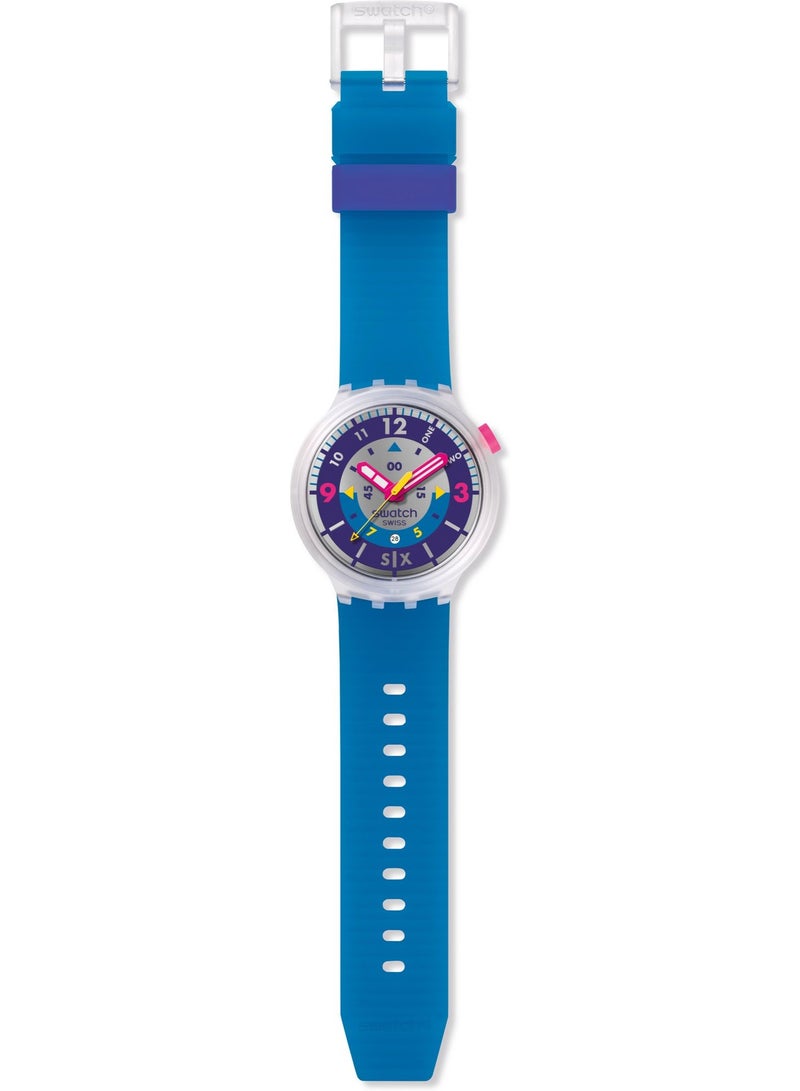 Swatch SWATCH NEON HIELO SB01K400 Unisex - Image 4