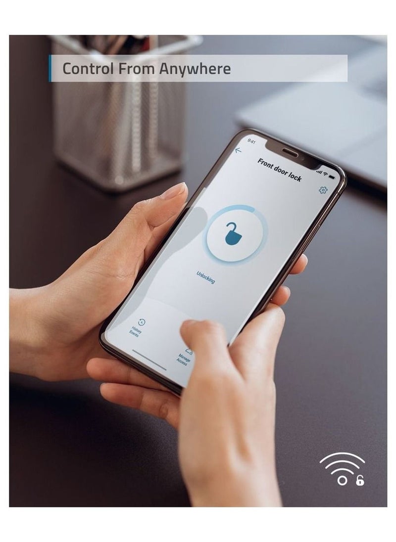eufy - Eufy Security Smart Lock Touch & Wi-Fi, Fingerprint Scanner, Keyless Entry Door Lock - Image 1