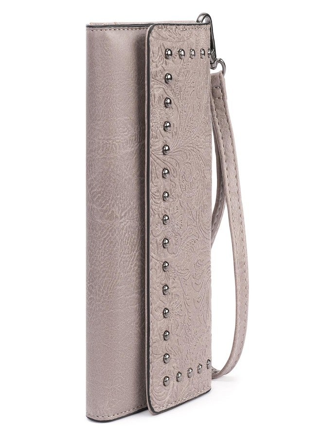 FALAN MULE Wallets for Women Trifold Wristlet Wallets Large Capacity RFID Blocking Ladies Purse Credit Card Holder - Image 1