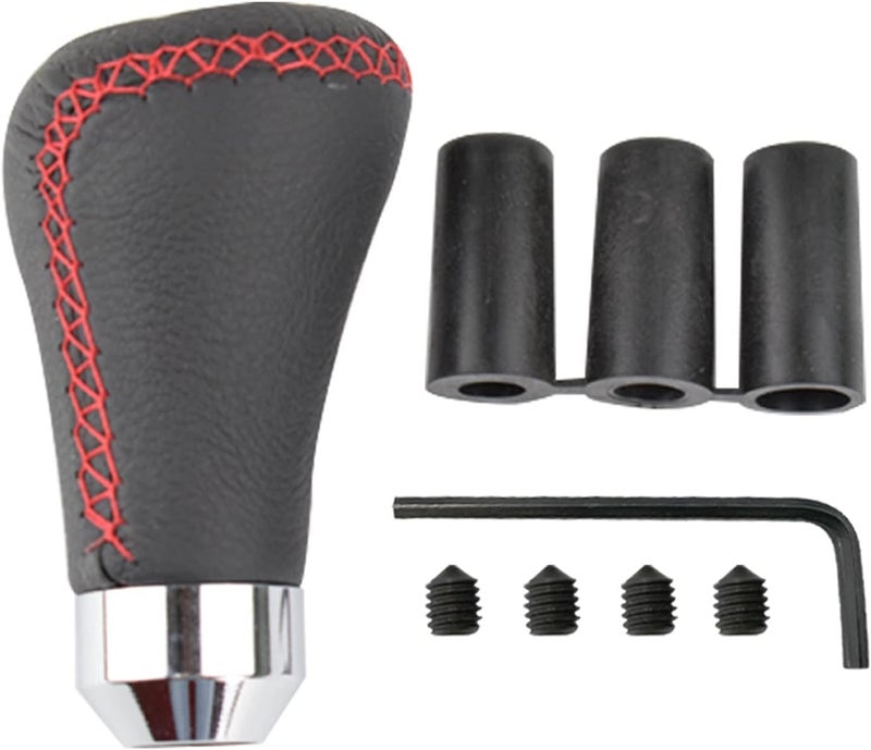 Wivplex Universal 5 Speed Manual Leather Gear Shift Knob - Image 1