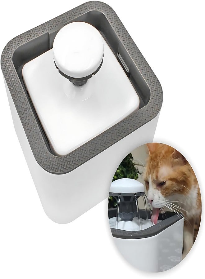 Cyrox 2.5L Pet Water Purifier Smart Cat Drinking Fountain Automatic Circulation Dog Drinking Fountain Filter Cat Dog Water Feeder for Home (1Pcs) - Image 1