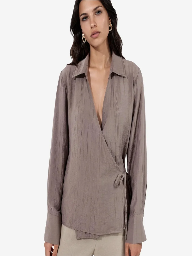 بوسيم BUSEM Women's Shirt Collar Shirt