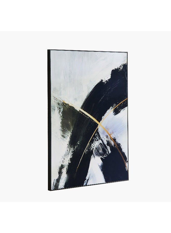 Home Box صورة فنية تجريدية مؤطرة - بالأبيض والأسود - Image 5