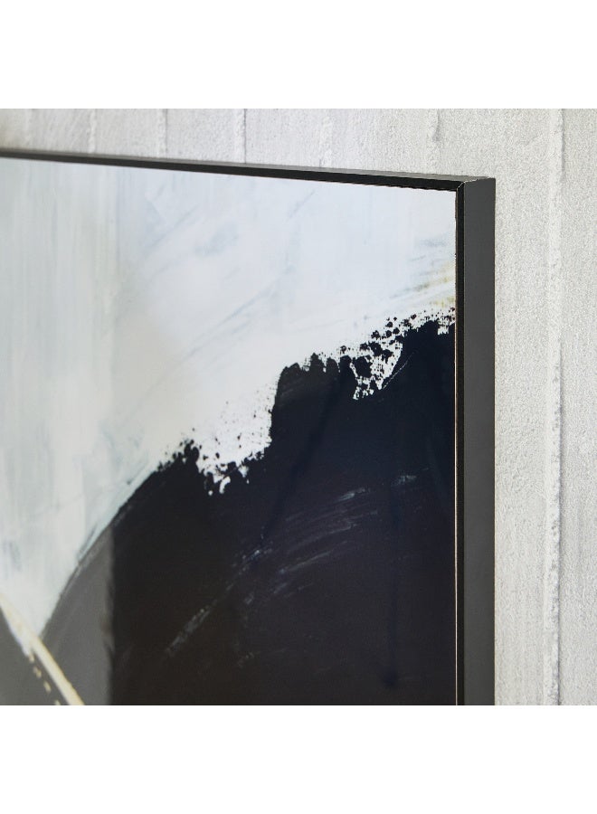 Home Box صورة فنية تجريدية مؤطرة - بالأبيض والأسود - Image 3