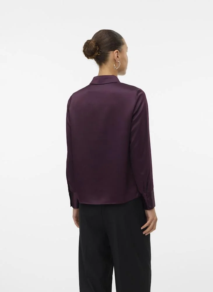 VERO MODA Vmmerle Long Sleeve Button Down Shirt
