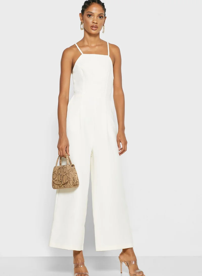 TOPSHOP Cross Back Strappy Jumpsuit