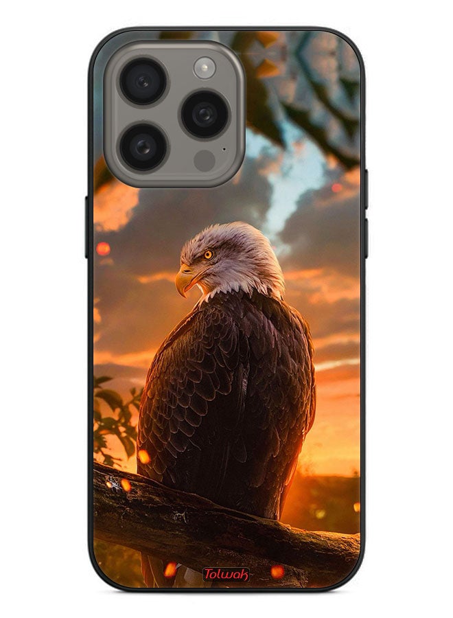 Tolwak Apple iPhone 15 Pro Protective Case Cover Eagle - Image 2