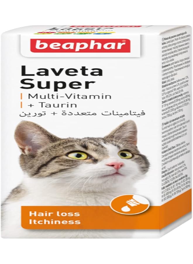 Multi Vit. Plus Taurine Laveta Super Cat 50 Ml