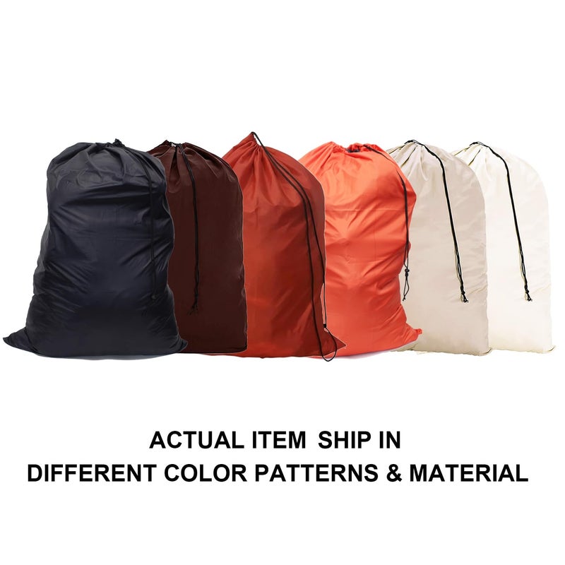 YETHAN Extra Large Laundry Bag 6 Pack, Varied Colors, Travel Laundry Bags with Drawstring Closure, 30"x40", for college, dorm and apartment dwellers (6PCS) - Image 3