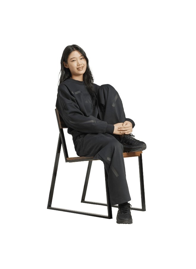 Adidas Adidas W Z.N.E. Bar Pt Black Training Pants For Women Xs  - Image 5
