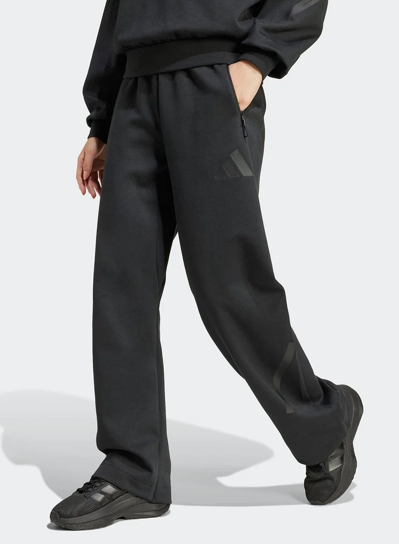 Adidas W Z.N.E. Bar Pt Black Pants (1/1) Pants For Women