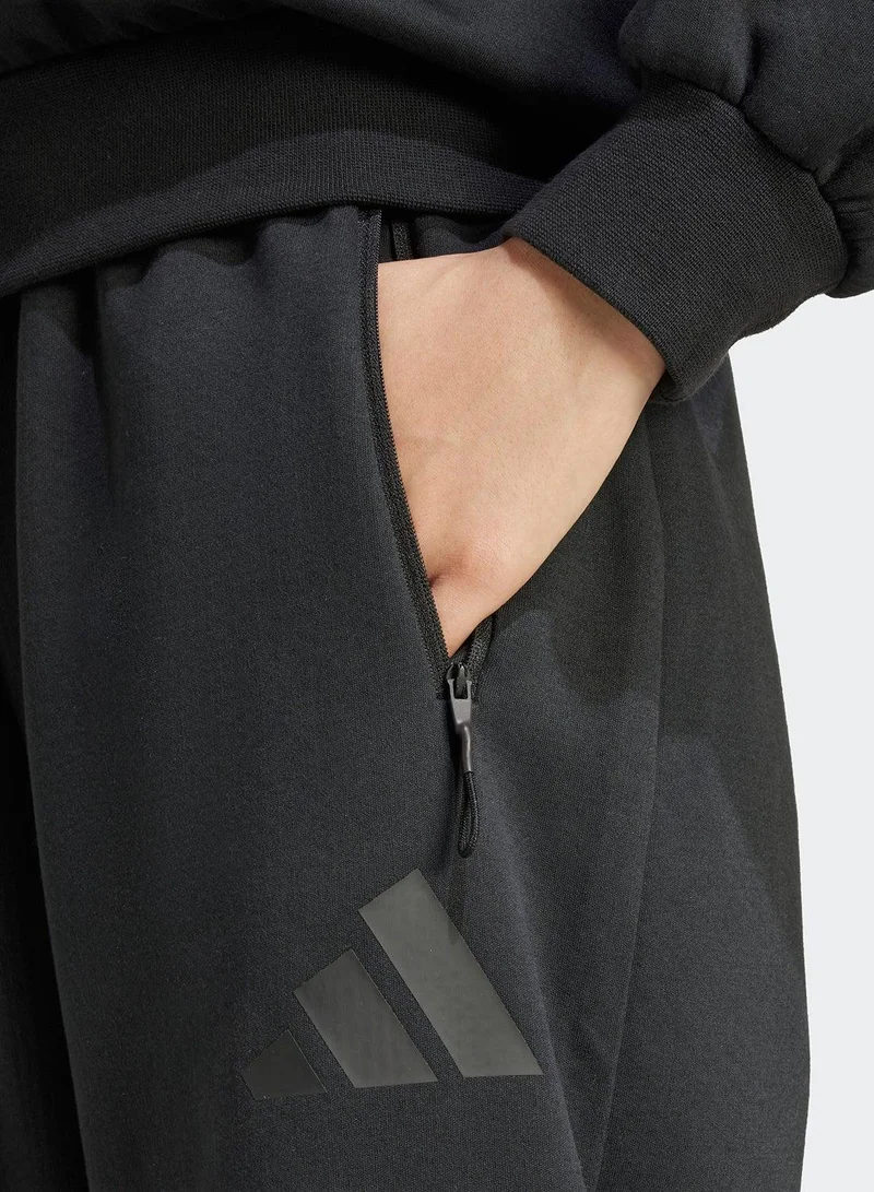 Adidas black Z.N.E. Barrel Pant for Women | Best Price UAE
