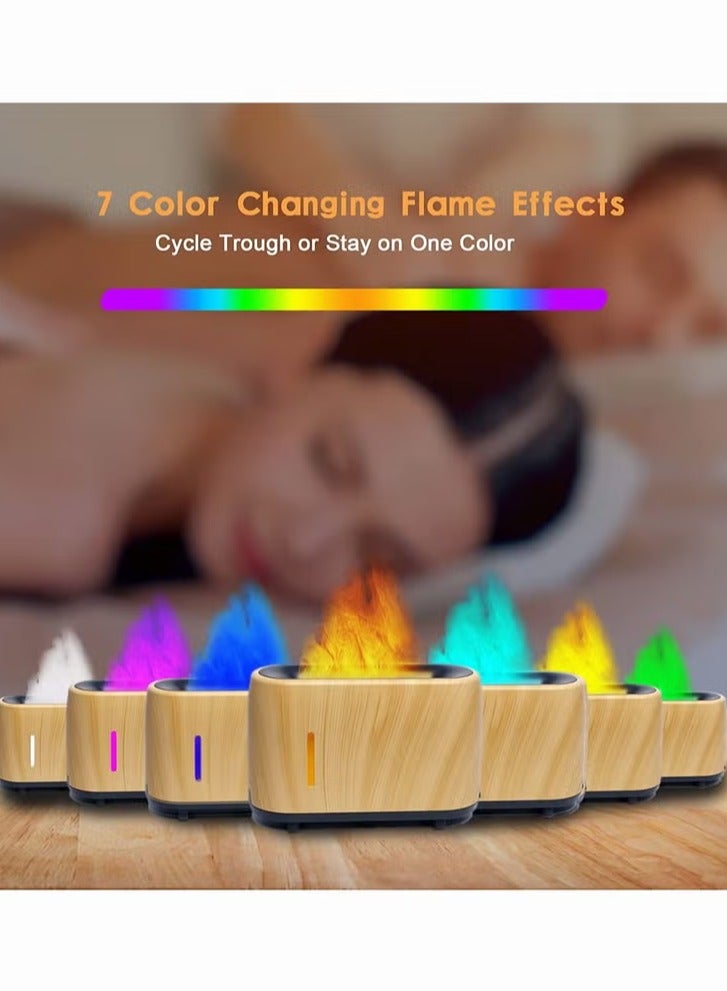 Mi VAZA Essential Oil diffuser, Bluetooth Music Flame Aromatherapy Humidifier Diffuser, Durable Long Lasting Fragrance Diffuser, Portable Color Changing Room Diffusers For Home Office, (Beige) - Image 4