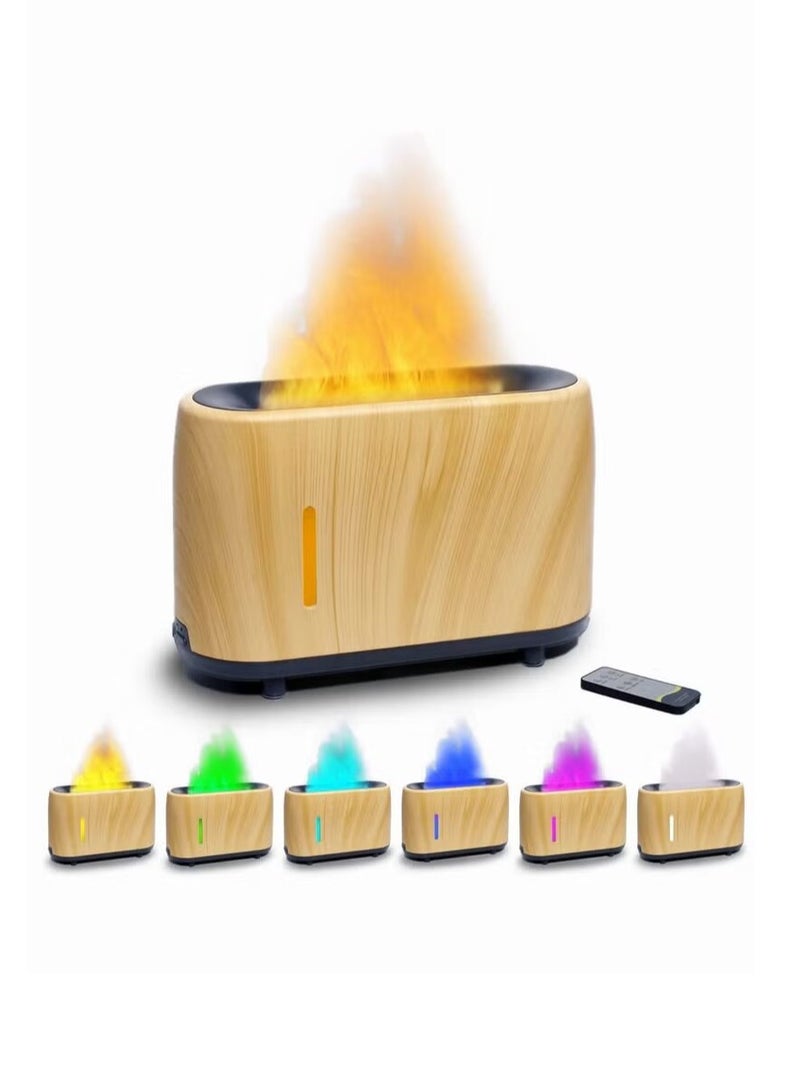 Mi VAZA Essential Oil diffuser, Bluetooth Music Flame Aromatherapy Humidifier Diffuser, Durable Long Lasting Fragrance Diffuser, Portable Color Changing Room Diffusers For Home Office, (Beige) - Image 2
