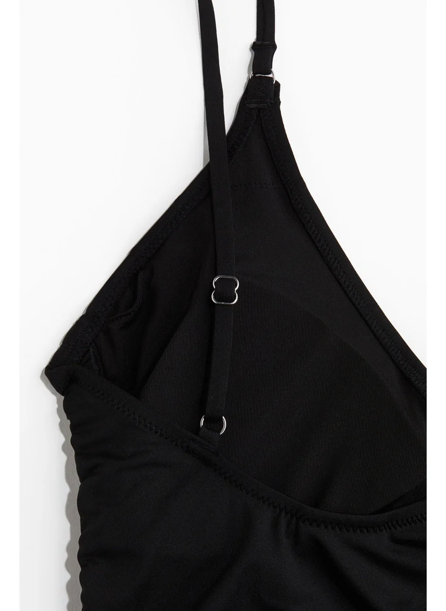 اتش اند ام Padded-Cup Drawstring-Detail Swimsuit