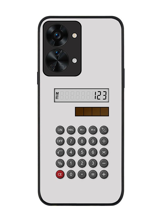 Stylizedd حافظة سوداء متينة لهاتف OnePlus Nord 2T، حافظة رفيعة، حواف مطاطية مرنة، مضادة للسقوط، غلاف TPU جل رقيق - كالك (أبيض) - Image 1