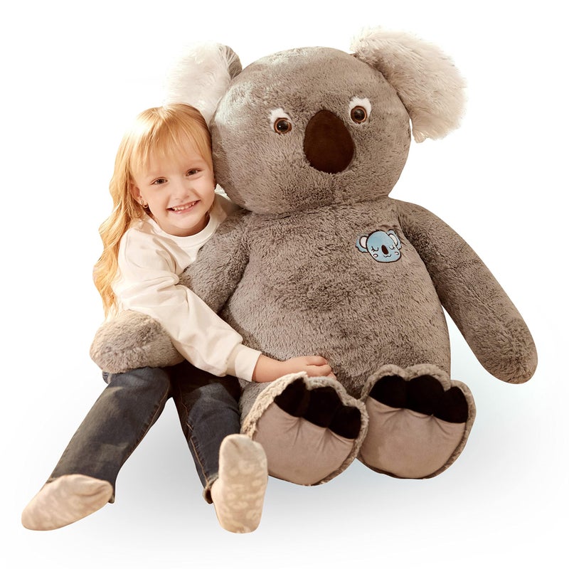 IKASA Large Koala Stuffed Animal Giant Soft Plush ToyCute Huge Jumbo Kawaii Fluffy Plushy Big Size Fat PlushieGifts for Kids Gray 30 inches - Image 2