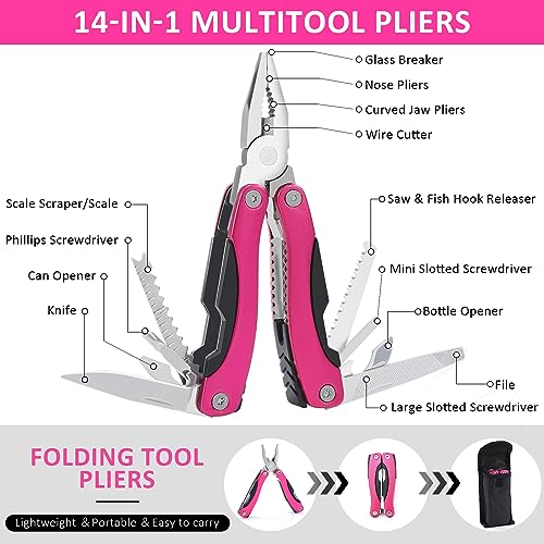 HLWDFLZ Car Emergency Kit with Portable Air Compressor - Roadside Emergency Kit for Vehicles, Winter Car Safety Roadside Assist Kit, Emergency Car Kit for Teen Girl and Ladies M-75 - Image 4