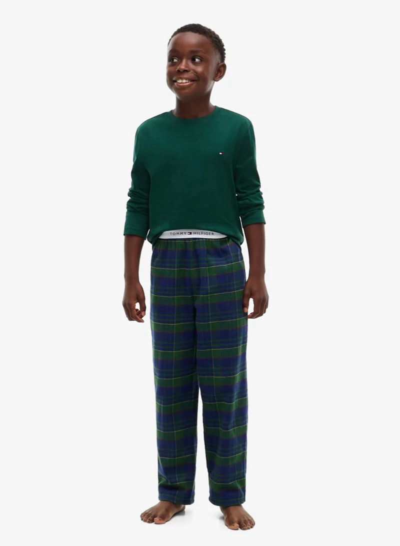 Tommy Hilfiger  Signature Check Long Sleeve Pyjama Set for Men | Best Price UAE