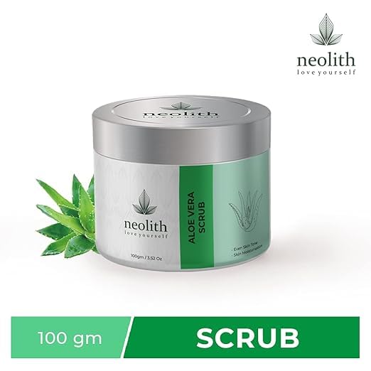 SHYRC Aloe Vera Scrub Winter Scrub Exfoliating Face Scrub for Reduce Acne Blackheads Whiteheads Dry Dull Skin Ecocert Certified Raw Materials Paraben Sulphate Free Women Men 100 Gm - Image 2