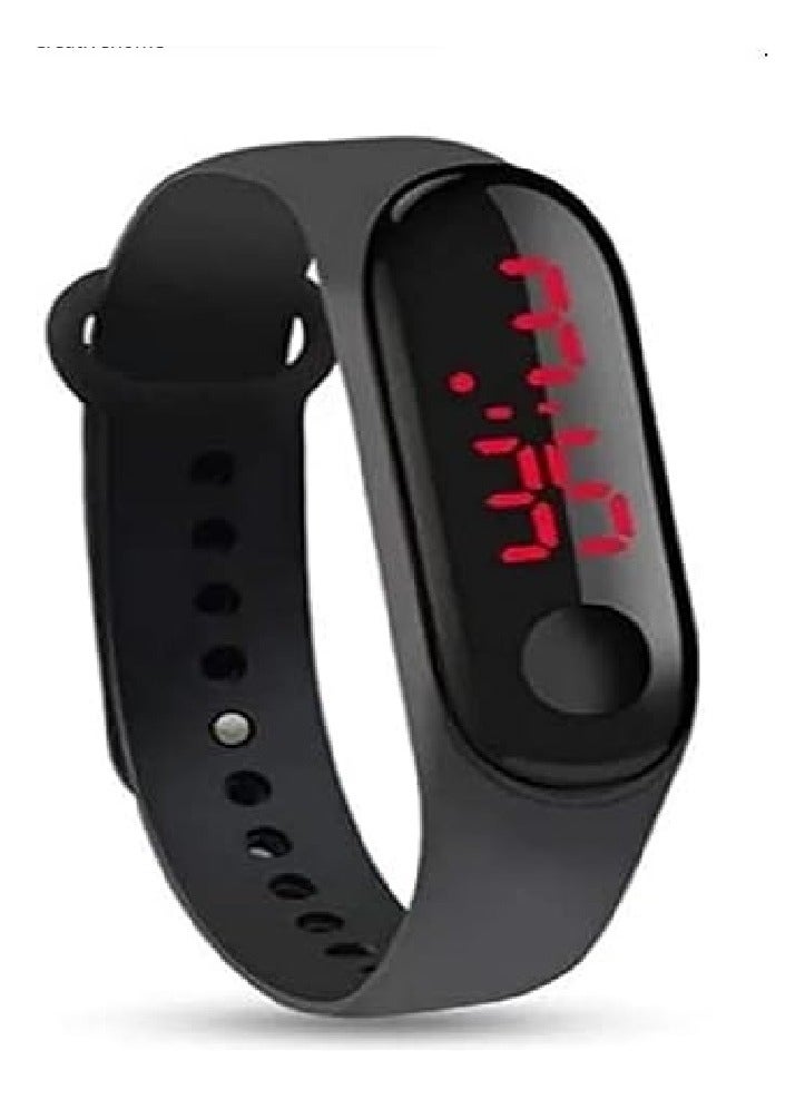 general A watch suitable for young men, women and children, black color, unisex - Image 1