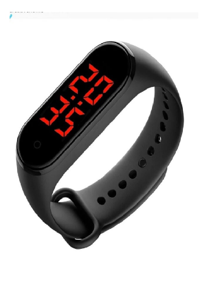 general A watch suitable for young men, women and children, black color, unisex - Image 2