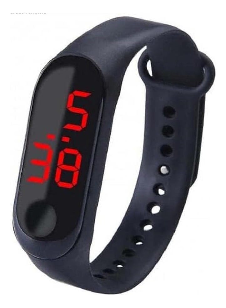 general A watch suitable for young men, women and children, black color, unisex - Image 3