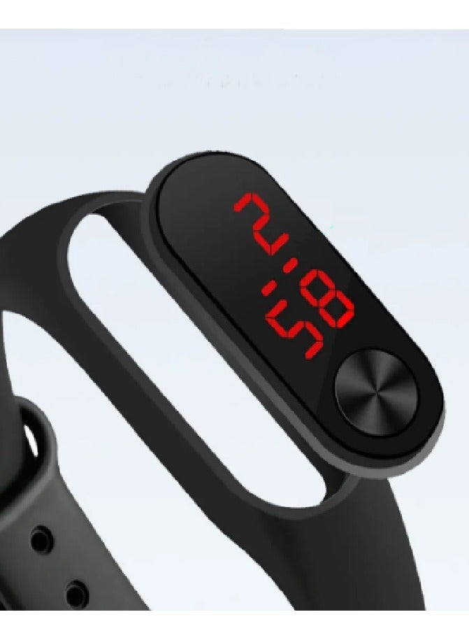 general A watch suitable for young men, women and children, black color, unisex - Image 4