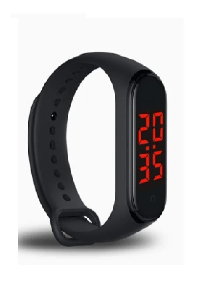 general A watch suitable for young men, women and children, black color, unisex - Image 5