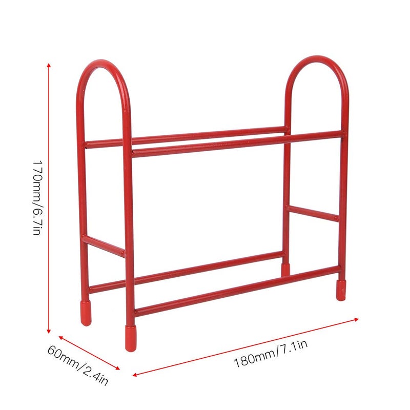 High Strength Metal RC Car Tires Storage Rack Wheels Shelf Accessory Red For 1 10 Scale - Image 5